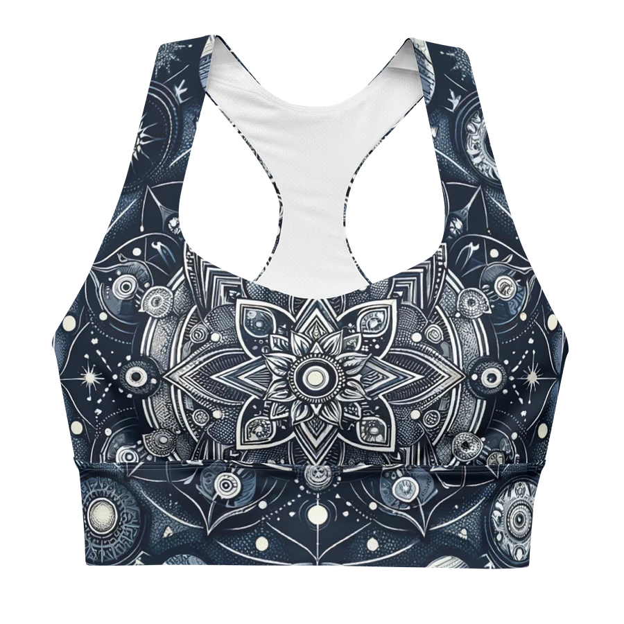 All-Over Print Longline Sports Bra product image (2)