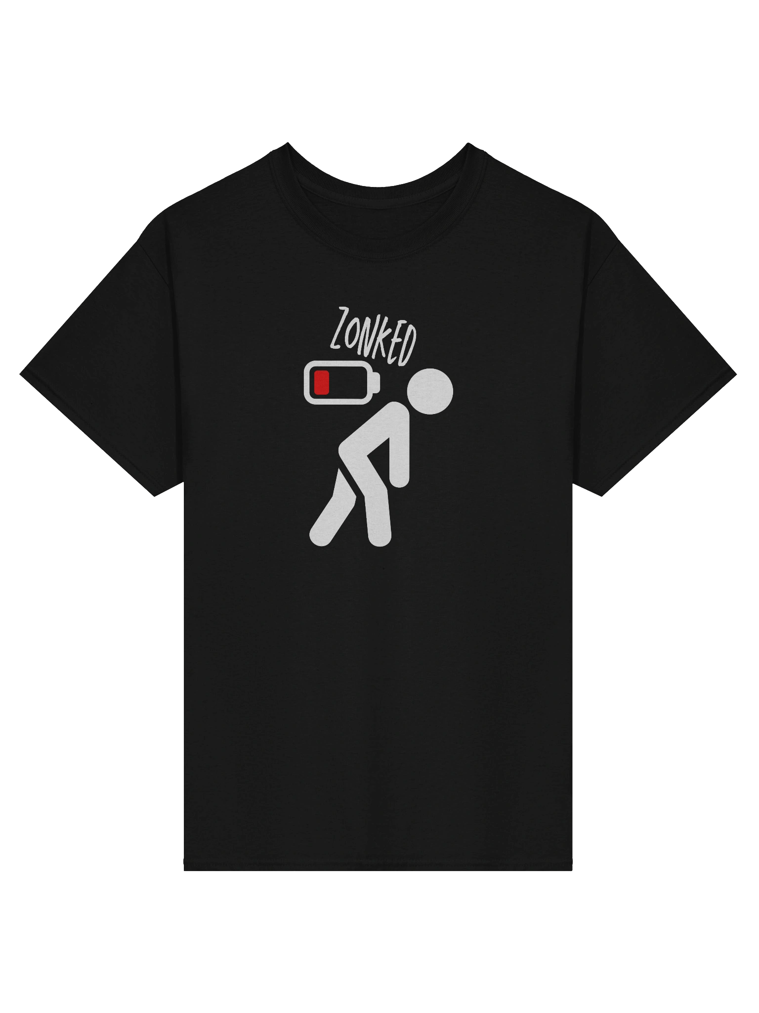 ZONKED Low Battery T-Shirt product image (3)