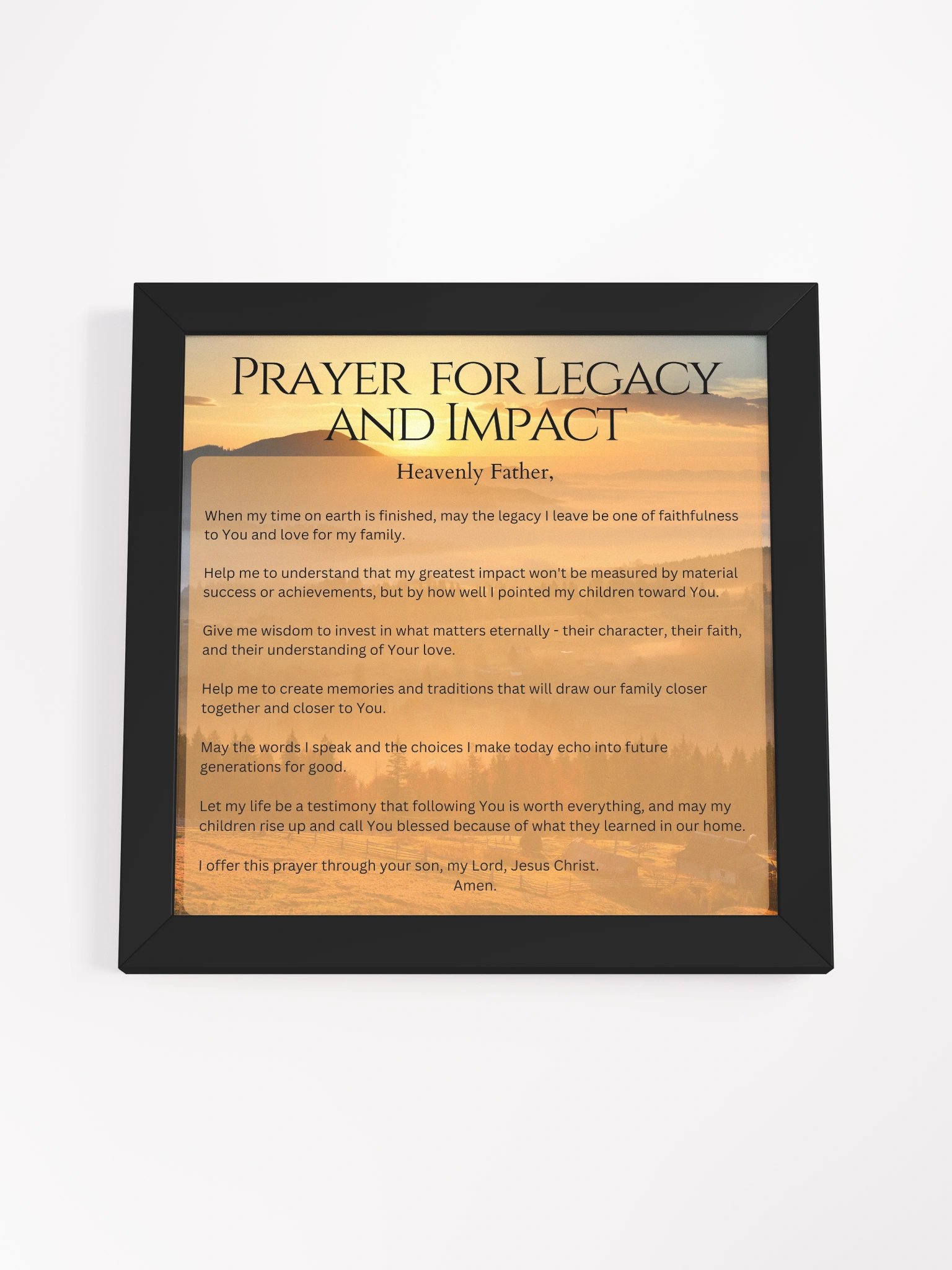 Prayer for Legacy and Impact - Square product image (52)
