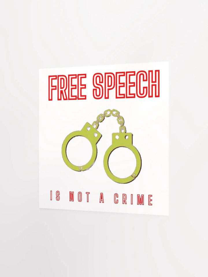 FREE SPEECH IS NOT A CRIME product image (2)