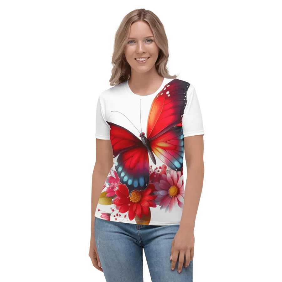 Vibrant Butterfly Paradise Women's T-Shirt product image (1)