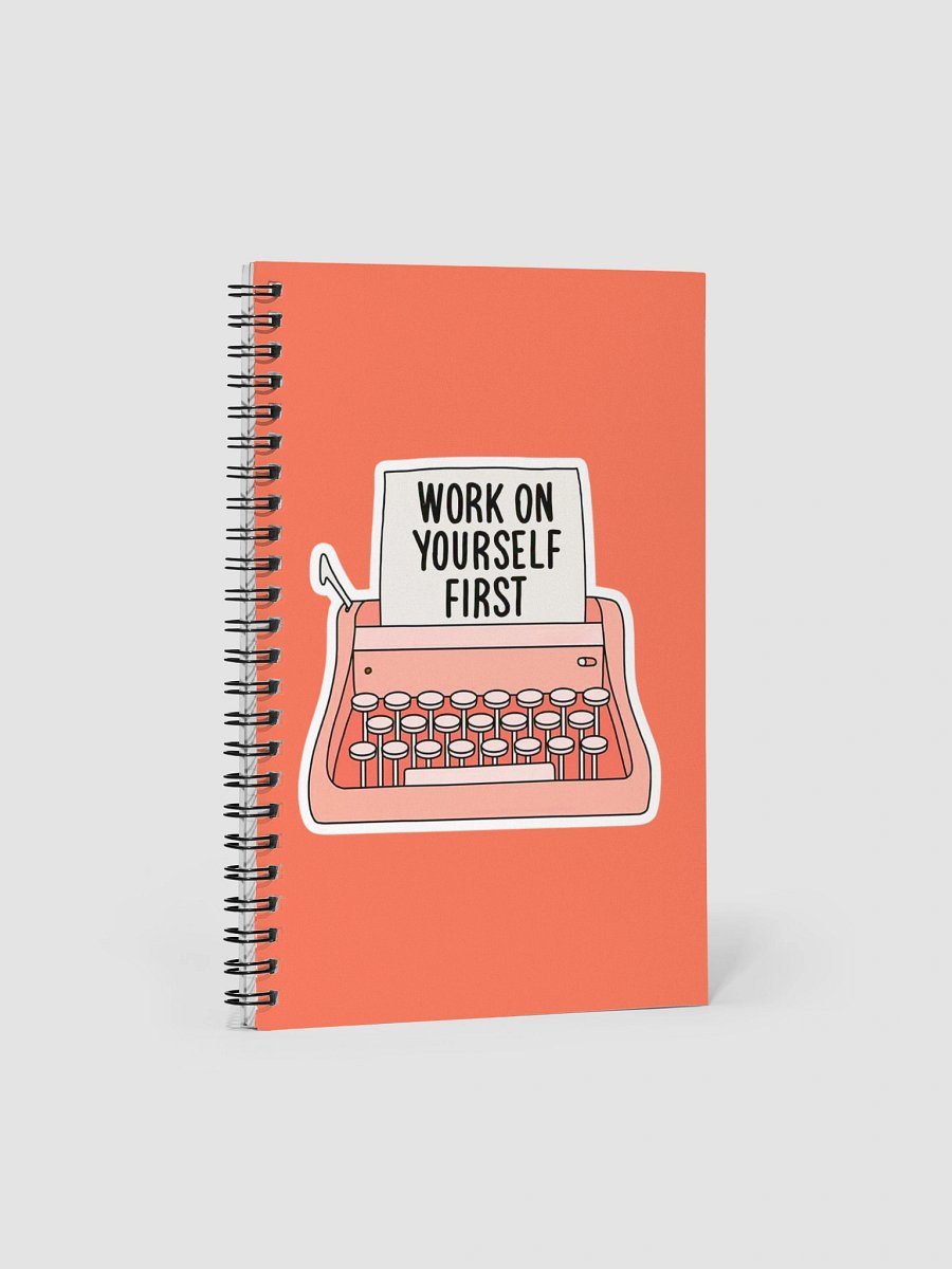 Work On Yourself Spiral Notebook product image (1)