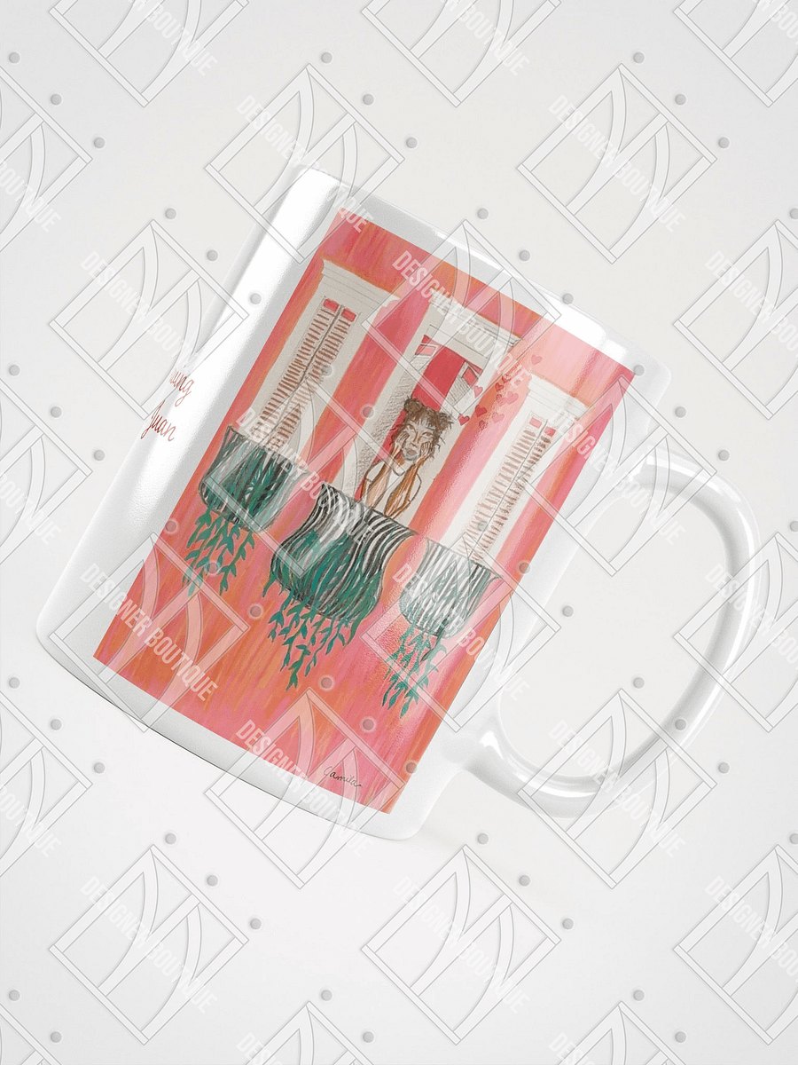 NN Designer Boutique x Camila Arraiza: Mug(Brunette) – Love is Brewing in Old San Juan product image (3)