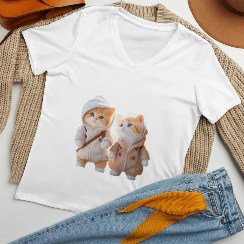 Bella+Canvas Women's Relaxed V-Neck T-Shirt product image (7)