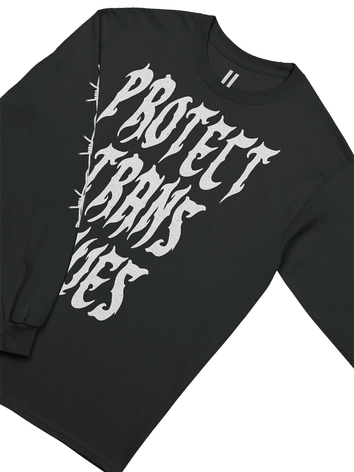 Protect Trans Lives Long Sleeve Tee product image (1)