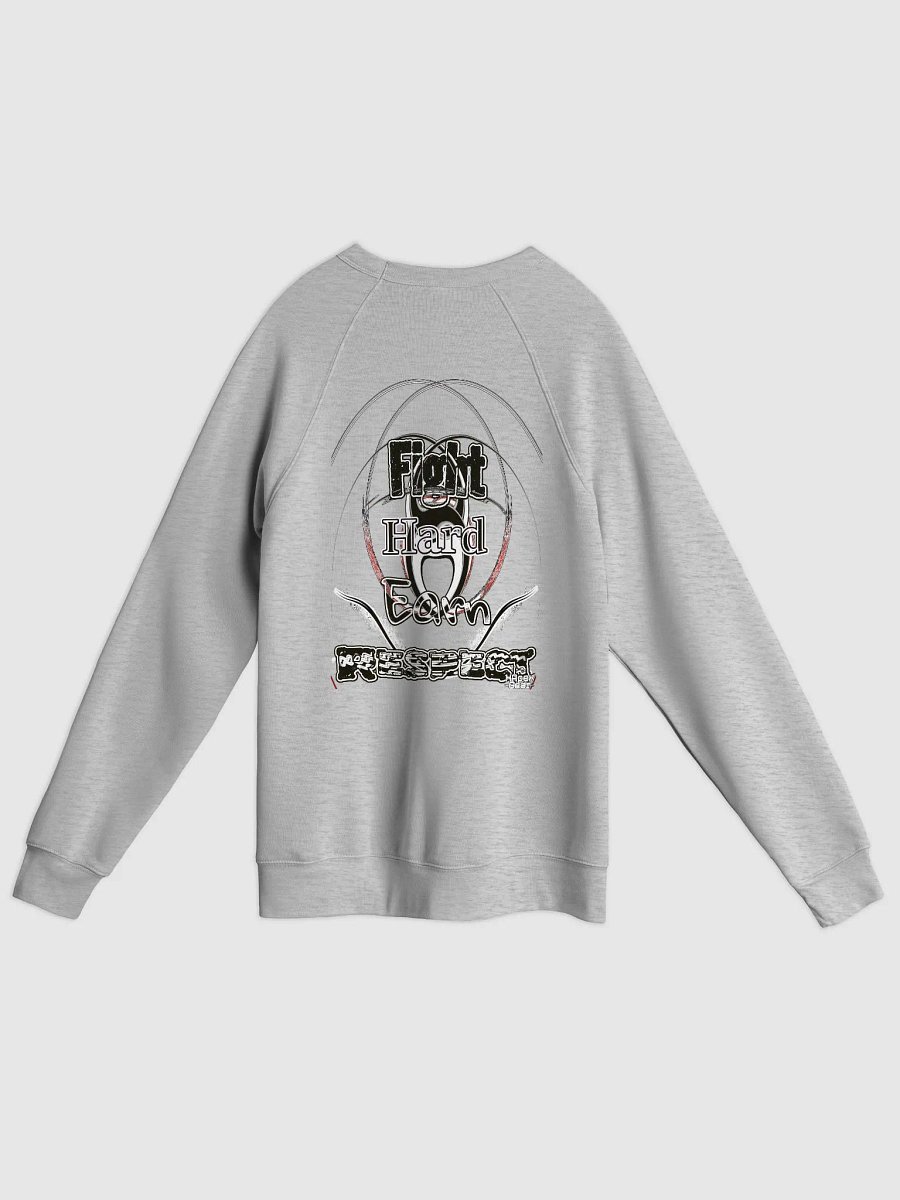 Fight Hard Earn Respect - Unisex Sponge Fleece Raglan Sweatshirt product image (3)
