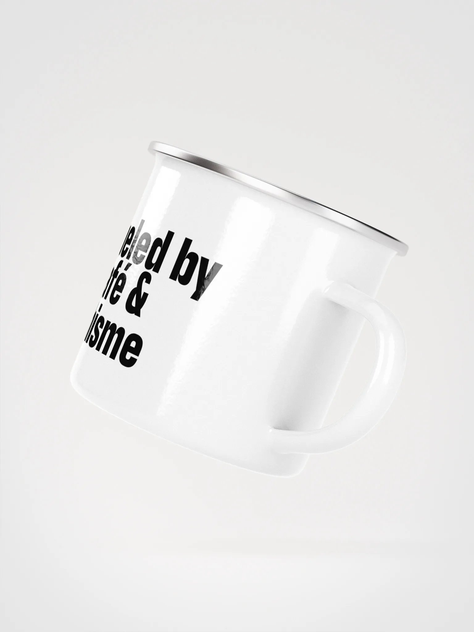 Fueled by Café & Chisme Enamel Mug product image (3)