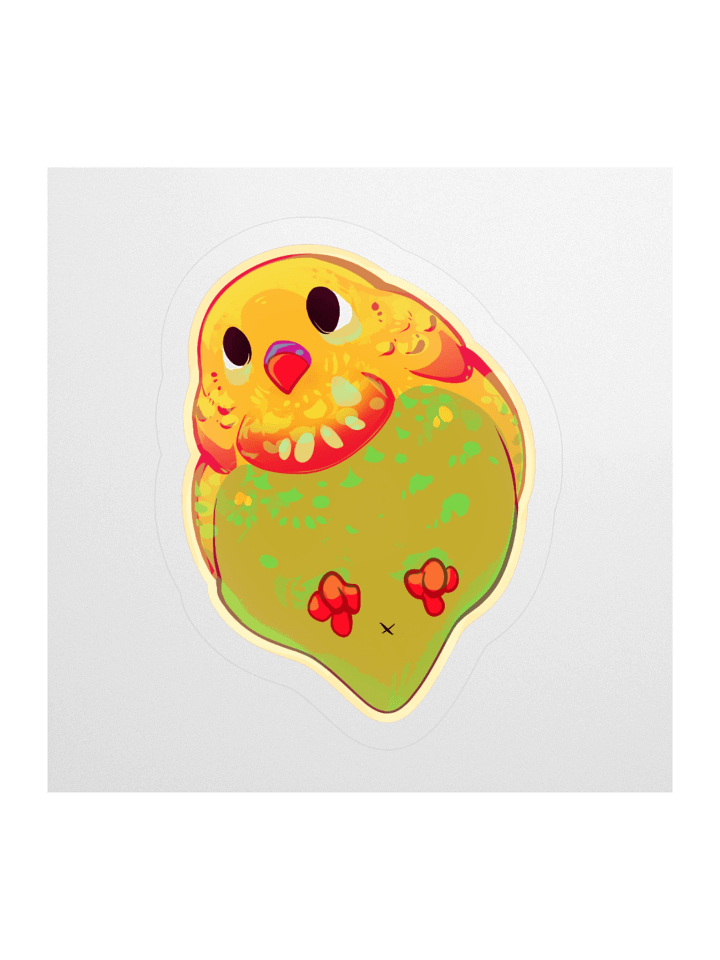 Yellow Parakeet Sticker product image (2)