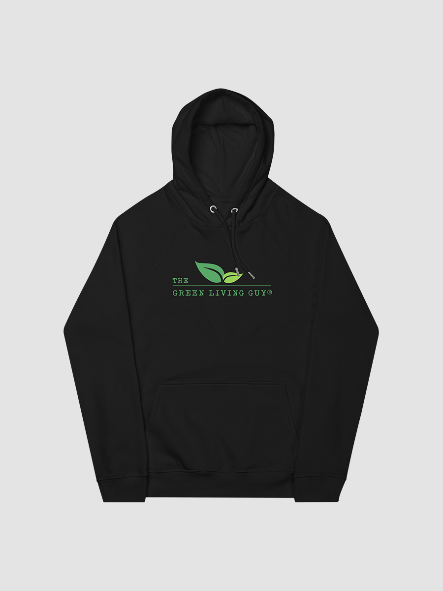 [Green Living Guy] Unisex eco raglan hoodie (DTG) product image (1)