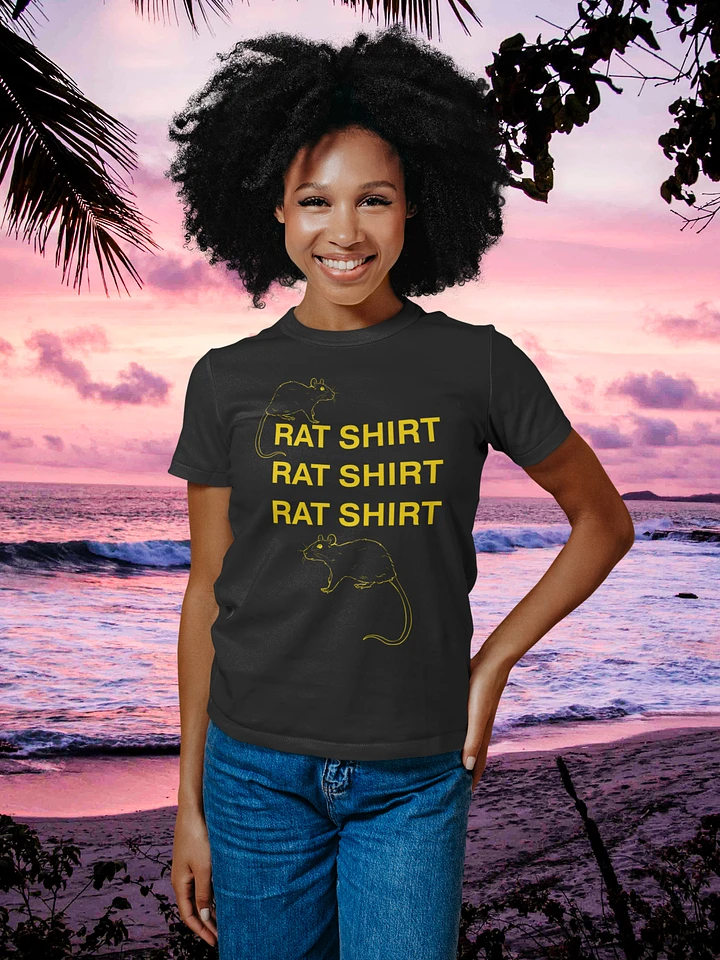 Rat Shirt ft. Rats 100% recycled unisex t-shirt product image (1)