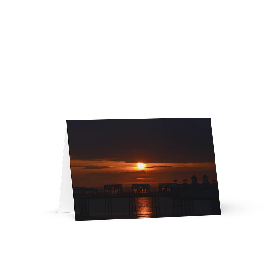 British Pier Early Sunrise (Greeting Card) product image (1)