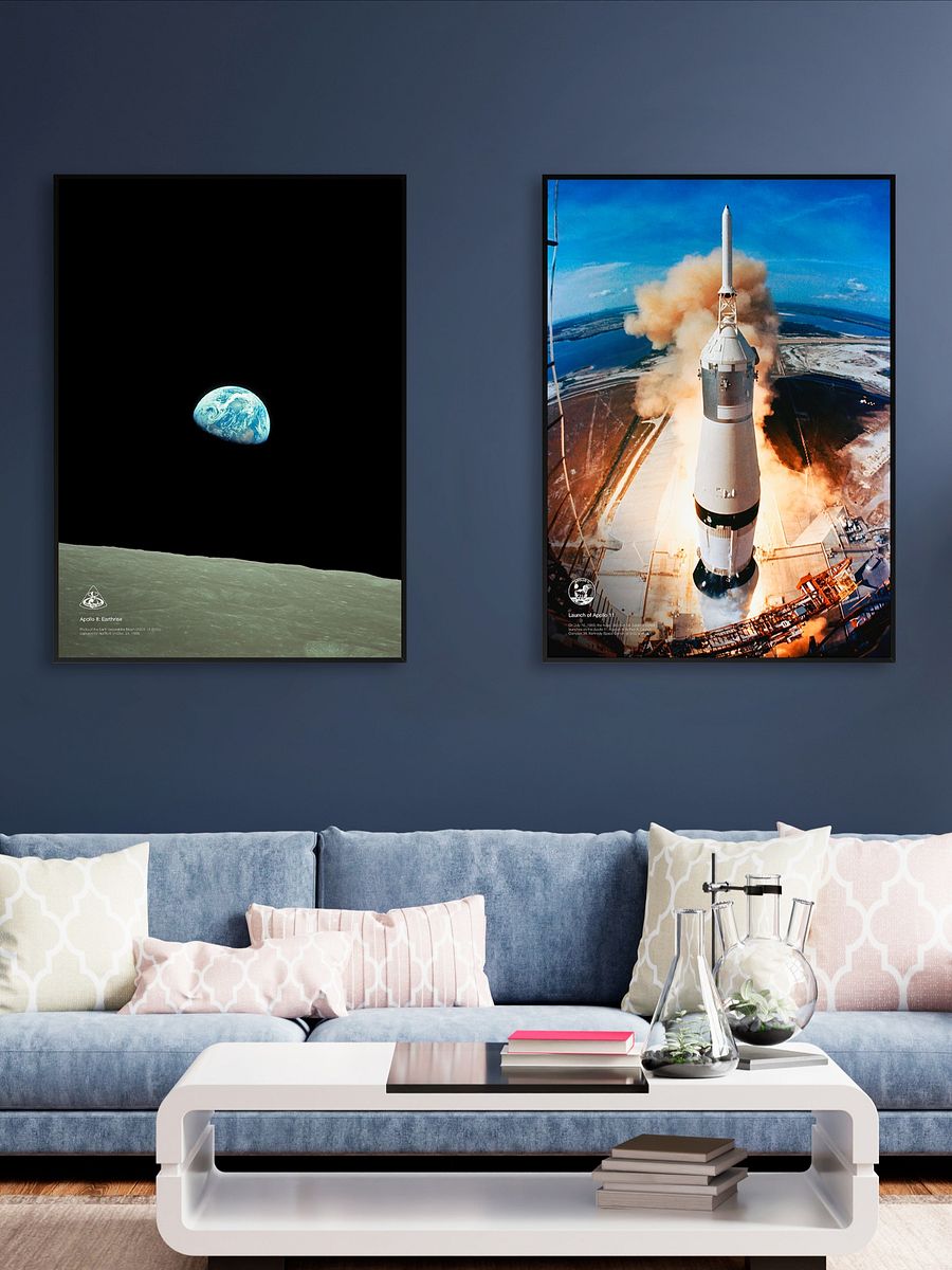 NASA Apollo 8: Earthrise — space poster, photo poster, Earth poster, science poster product image (26)
