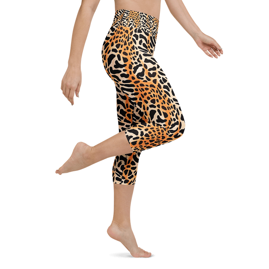 Orange Giraffe Capri Leggings product image (1)
