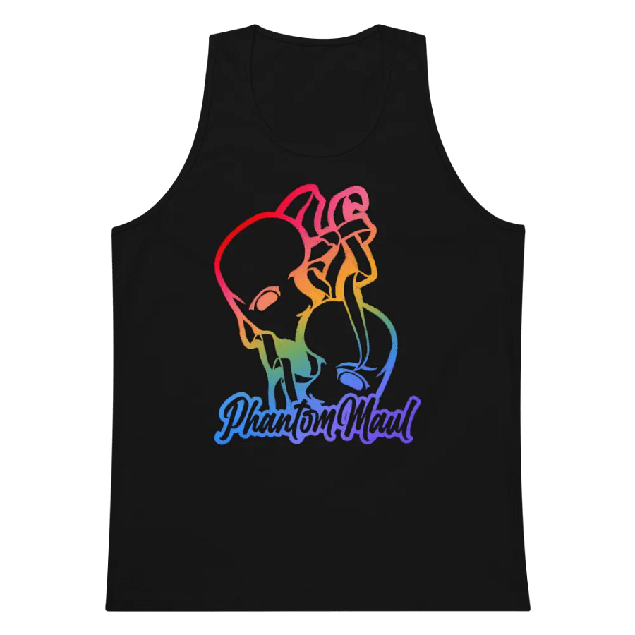 Rainbow Big Logo Men's Tank Top product image (14)