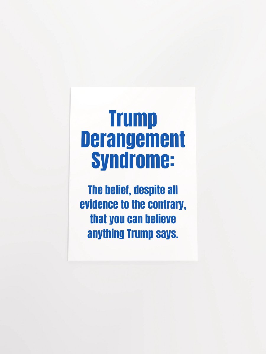 Trump Derangement Syndrome Poster product image (39)