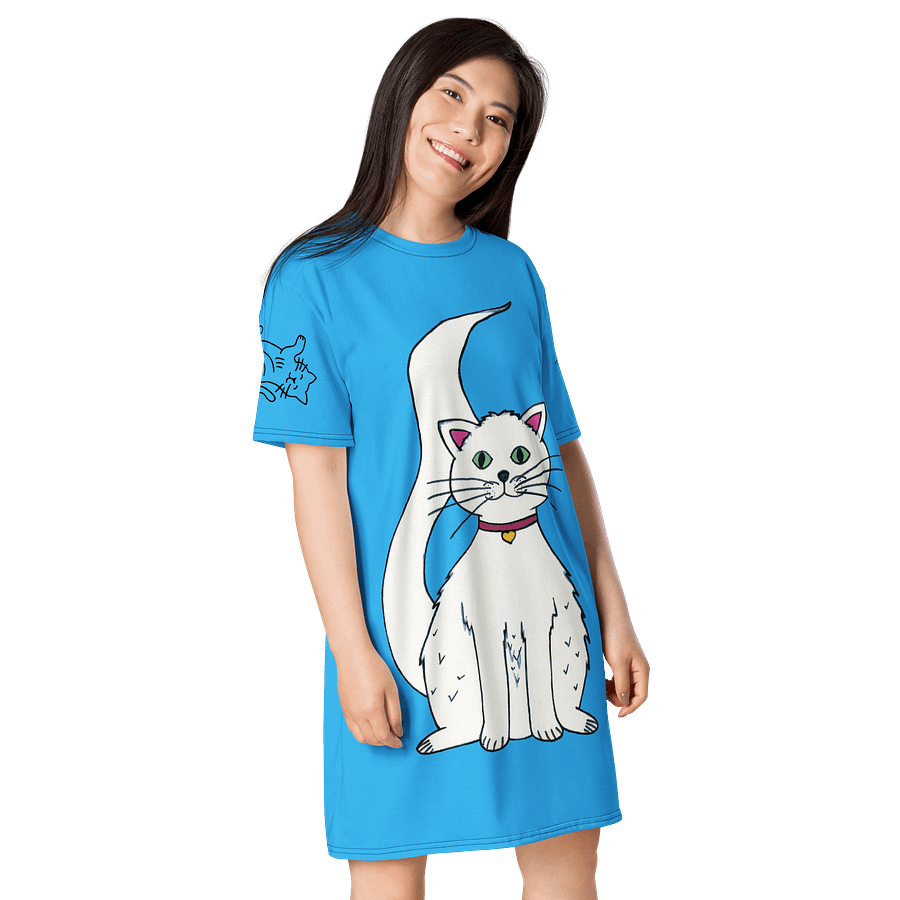 Cat (art by Dina R.) - T-Shirt Dress product image (4)