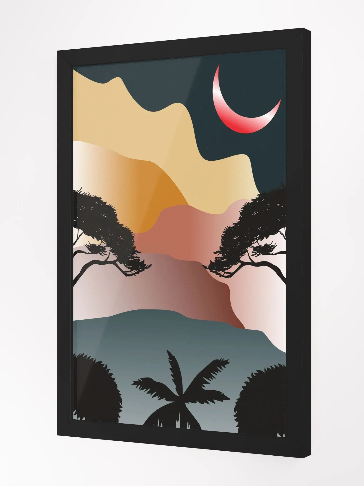 Ethereal Moonlit Landscape Poster product image (11)