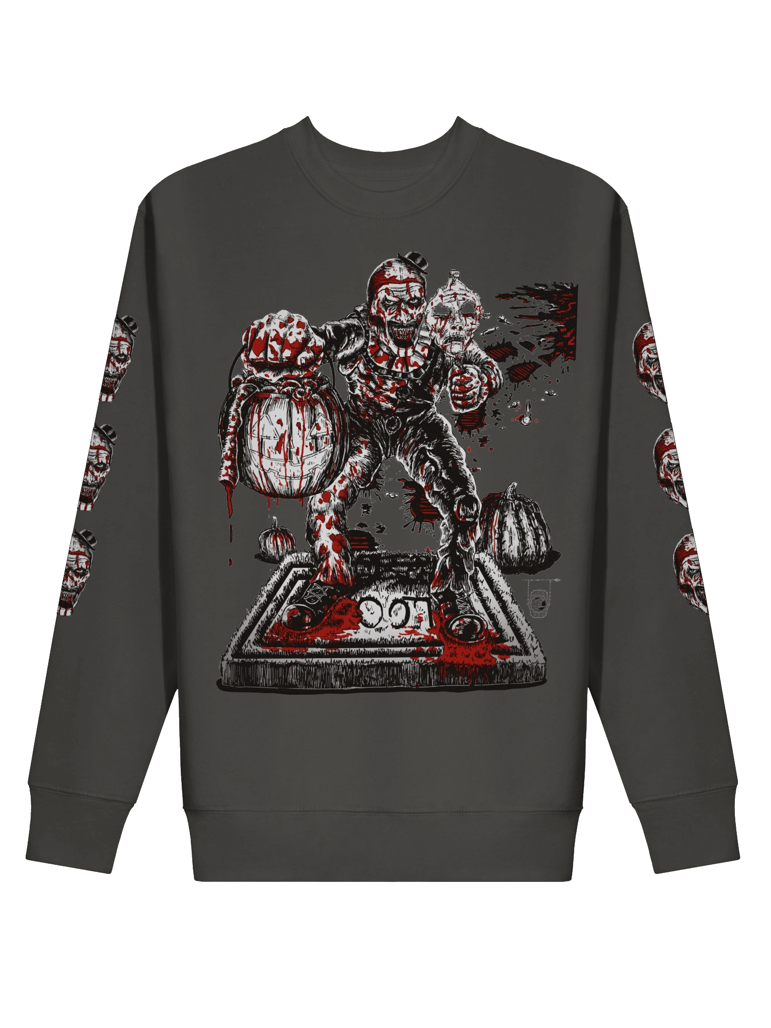 Trick or Treat with Art the Clown- Bloody Version- Unisex SweatShirt product image (9)
