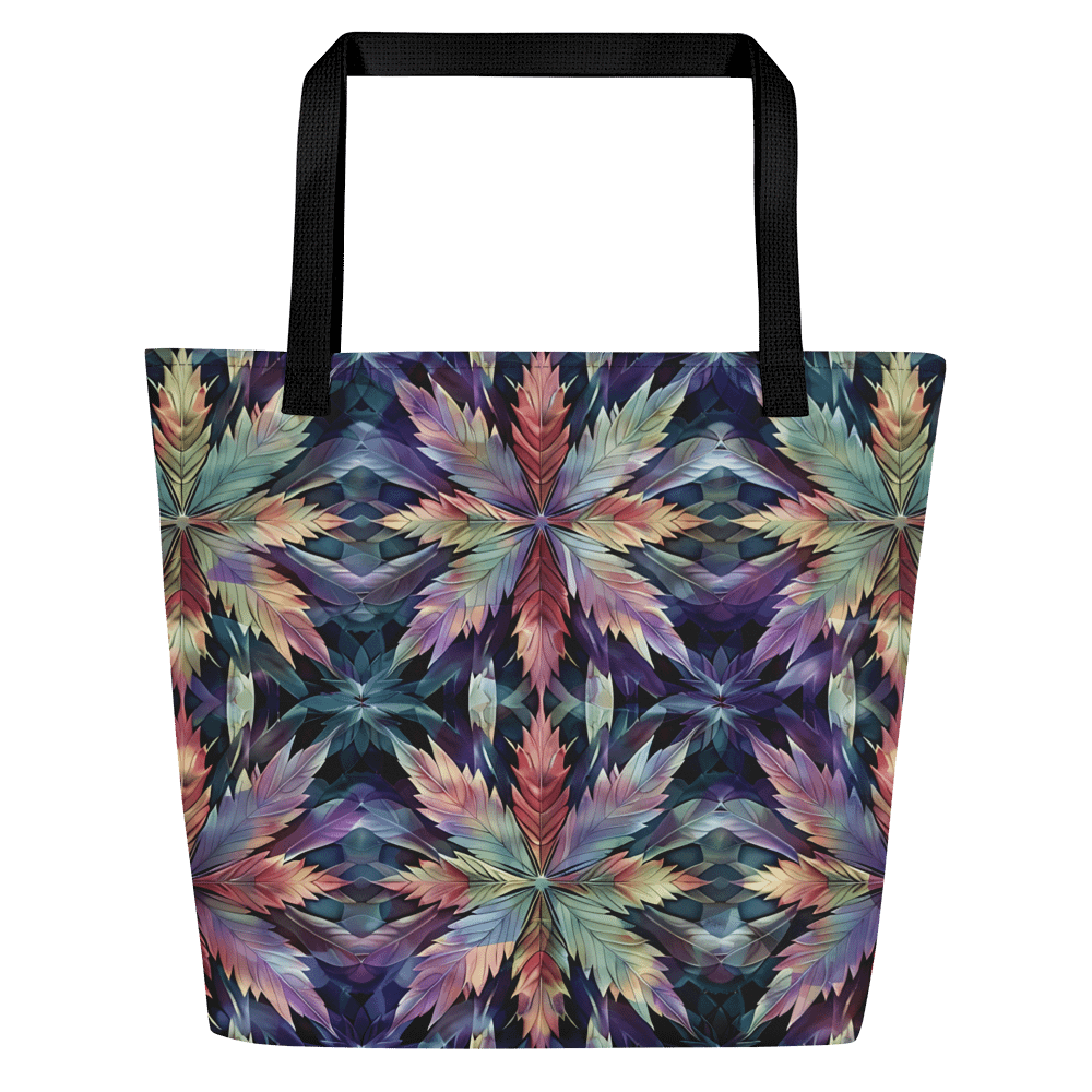 Cannabis - Aurora Blaze – Design | Large All-Over Print Tote Bag product image (1)