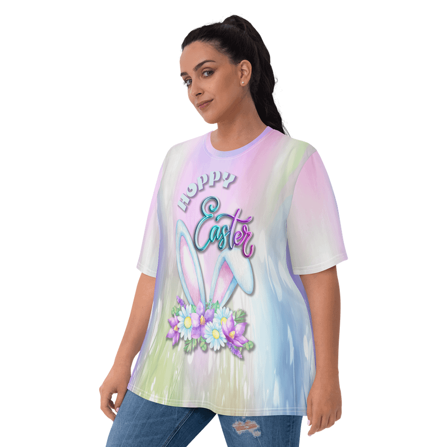 Hoppy Easter All Over Print T-shirt product image (10)