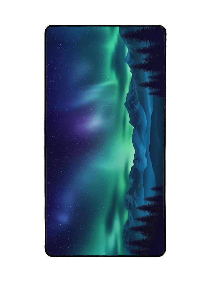 Northern Lights Aurora Borealis Desk Mat by Treasure Pie product image (2)