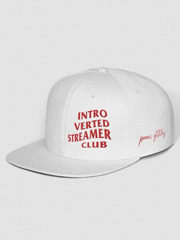 Introverted Streamer Club "Team Red" Snapback product image (2)