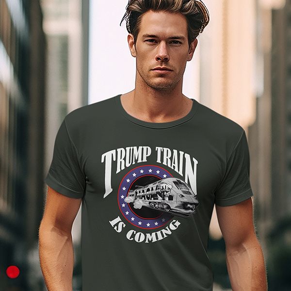 Trump Train Unisex T-Shirt_Dark product image (1)