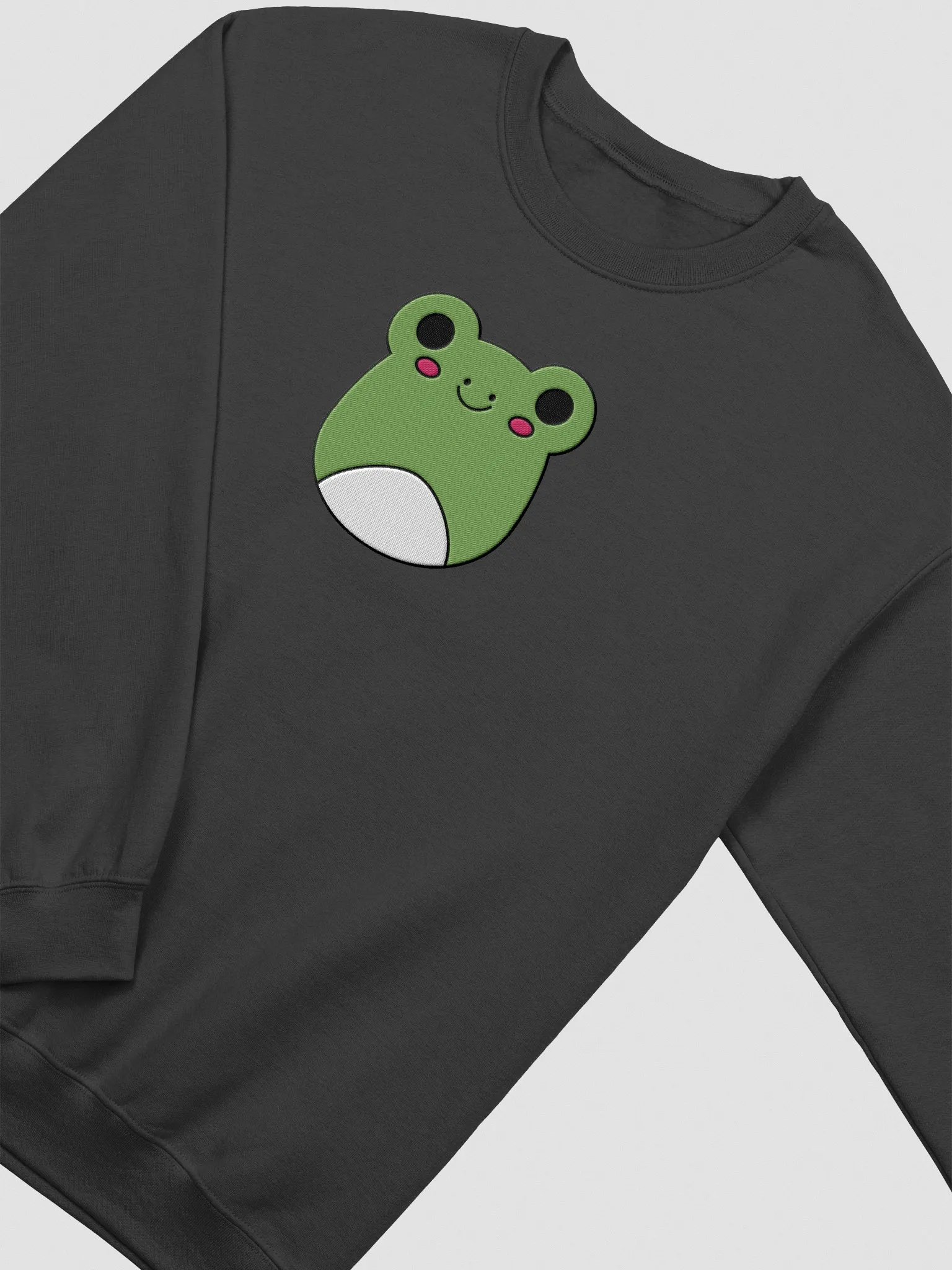 Squishy Frog Embroidered Sweatshirt product image (36)