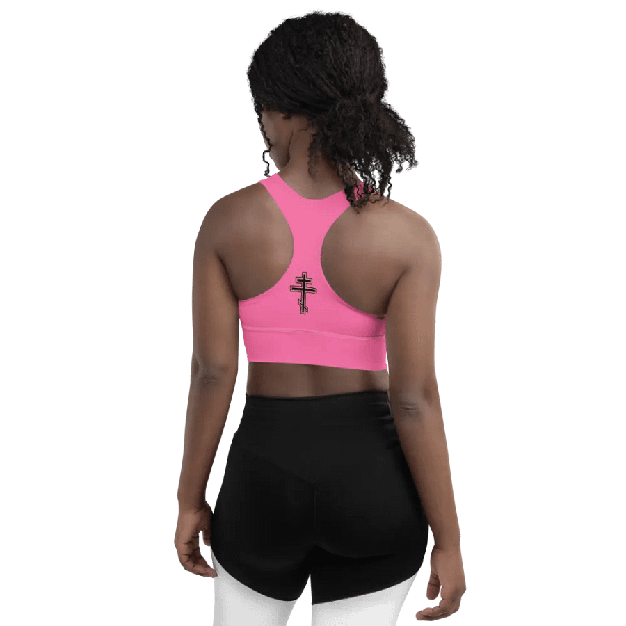 Pink Rose Serenity Longline Sports Bra product image (5)