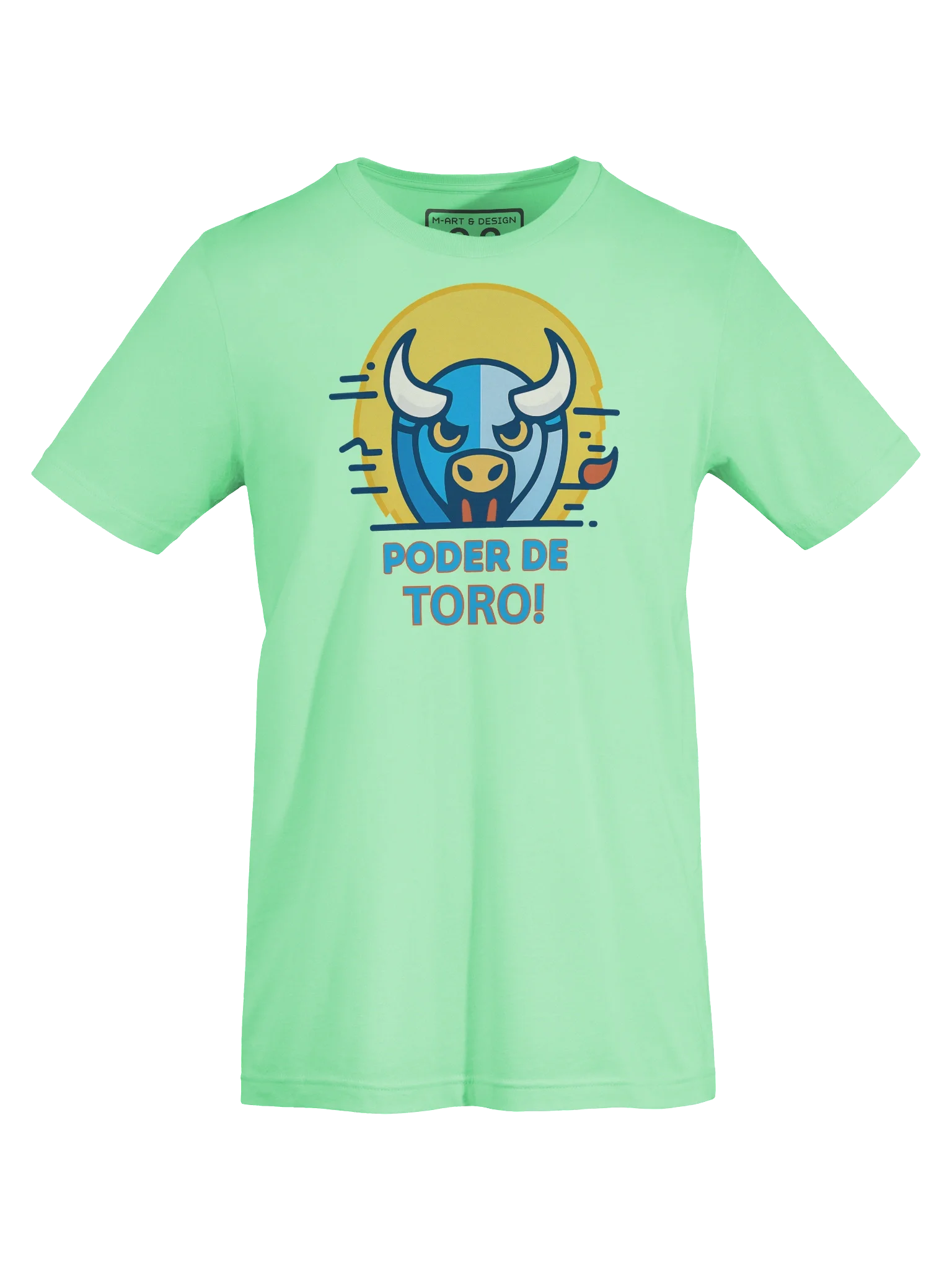 PODER DE TORO! Bull Power Graphic Tee – Fierce Southamerican-Inspired Streetwear by M-Art & Design product image (7)