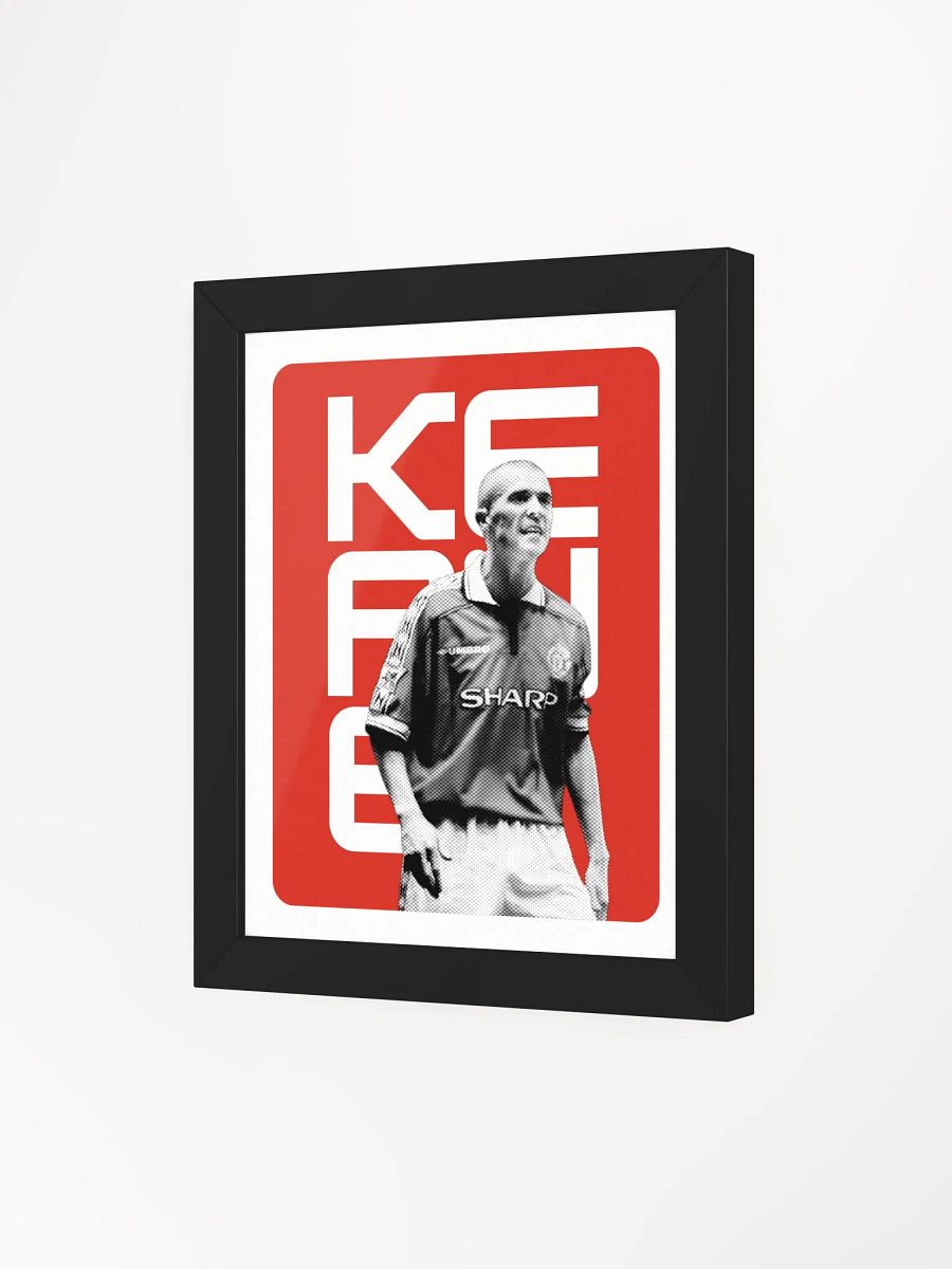 Roy Keane BW Manchester United Name Art Framed Print product image (1)