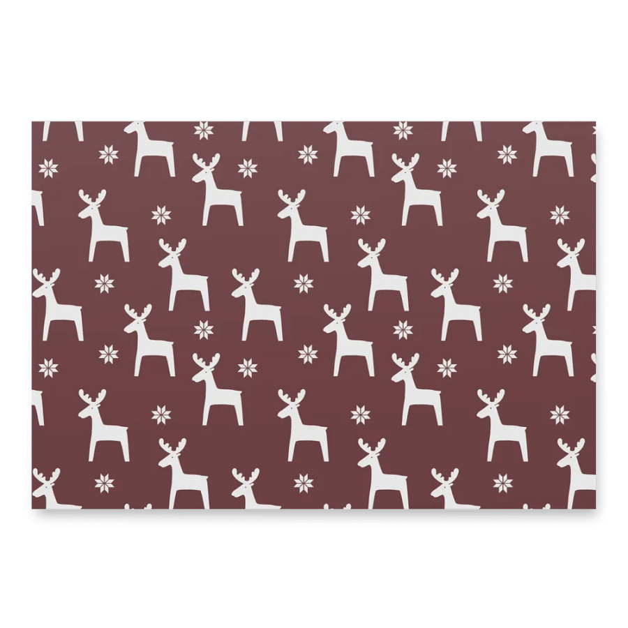 Snowy Reindeer Wrapping Paper Set product image (1)