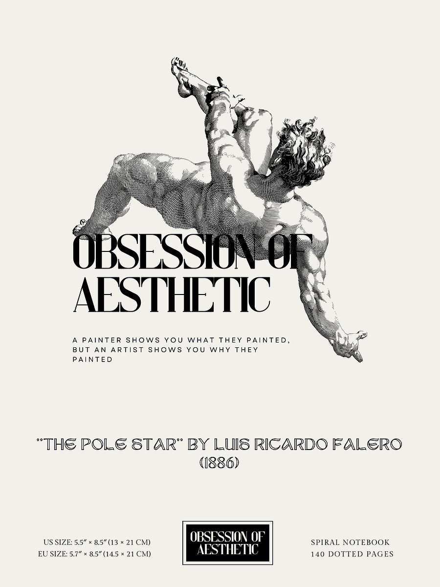 ''The Pole Star'' by Luis Ricardo Falero Spiral Notebook product image (3)