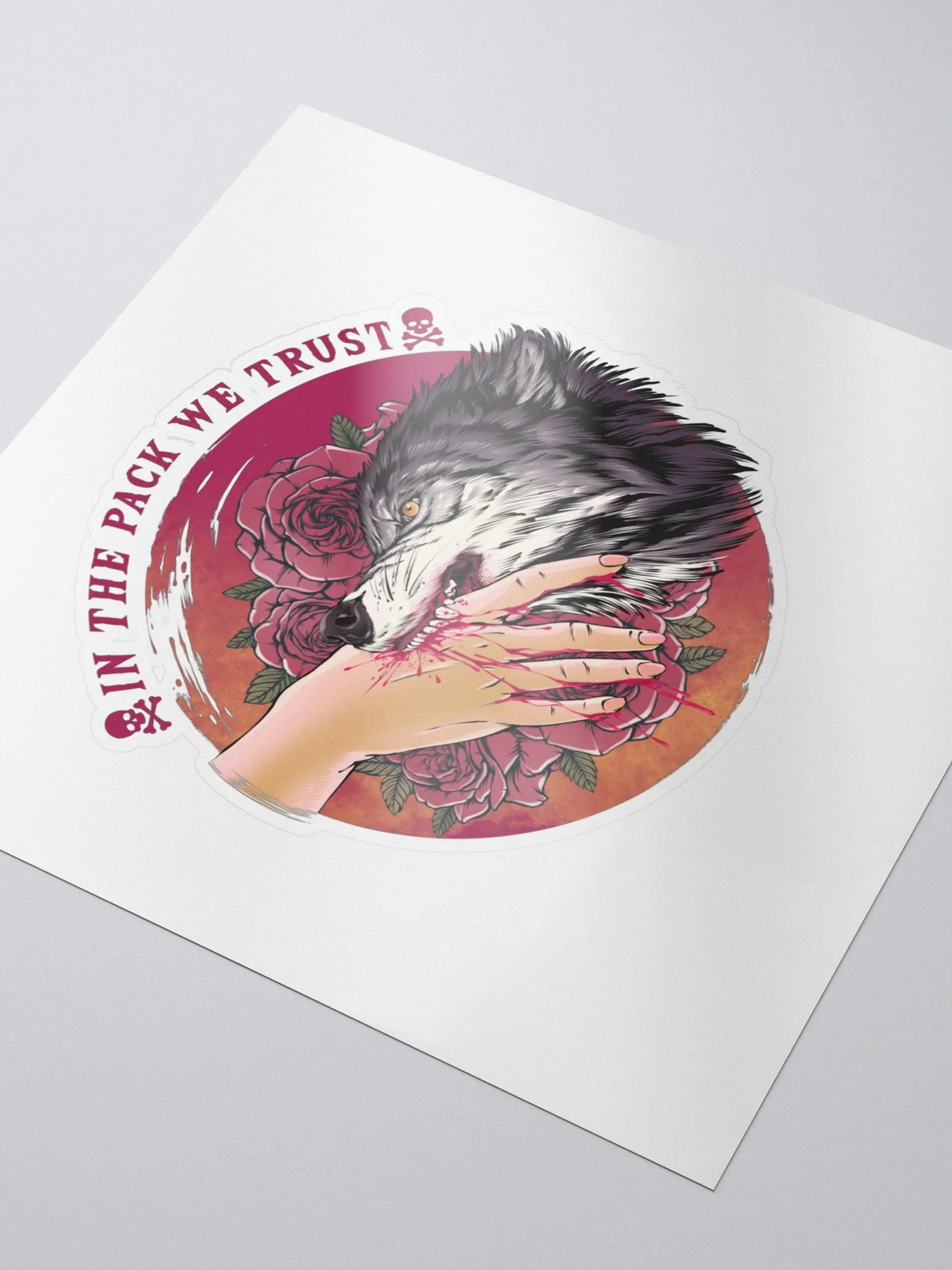 In the Pack We Trust Sticker product image (3)
