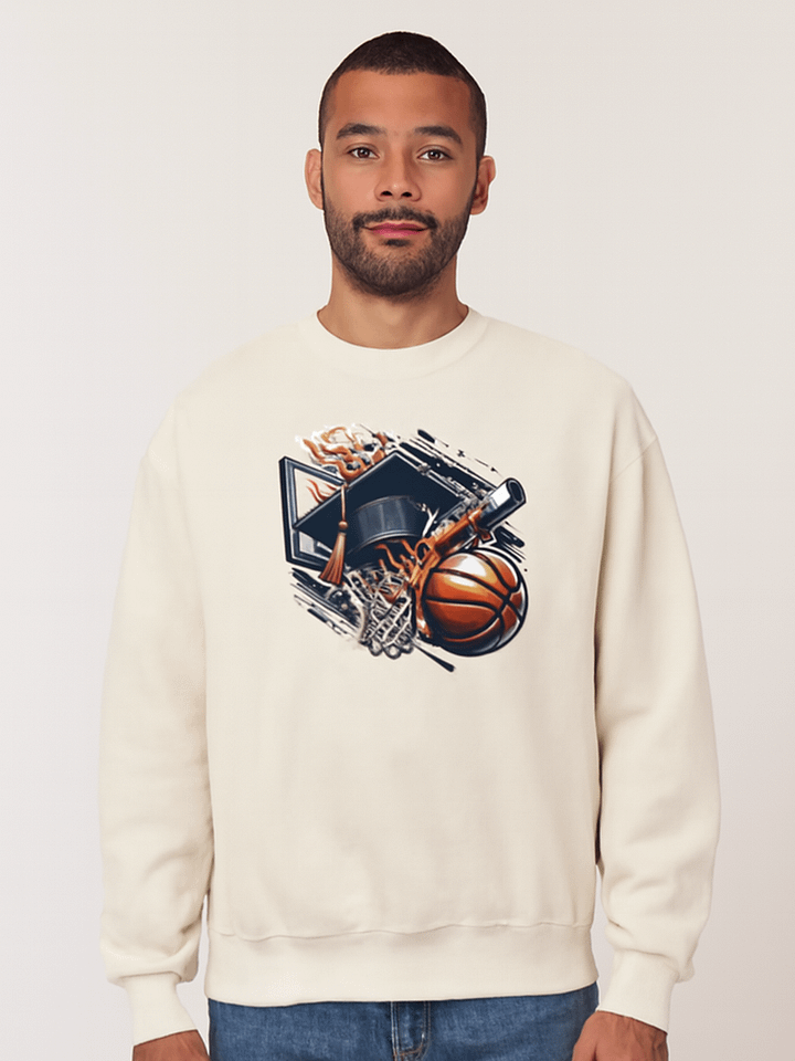 Flaming Hoops Graduation Sweatshirt product image (1)