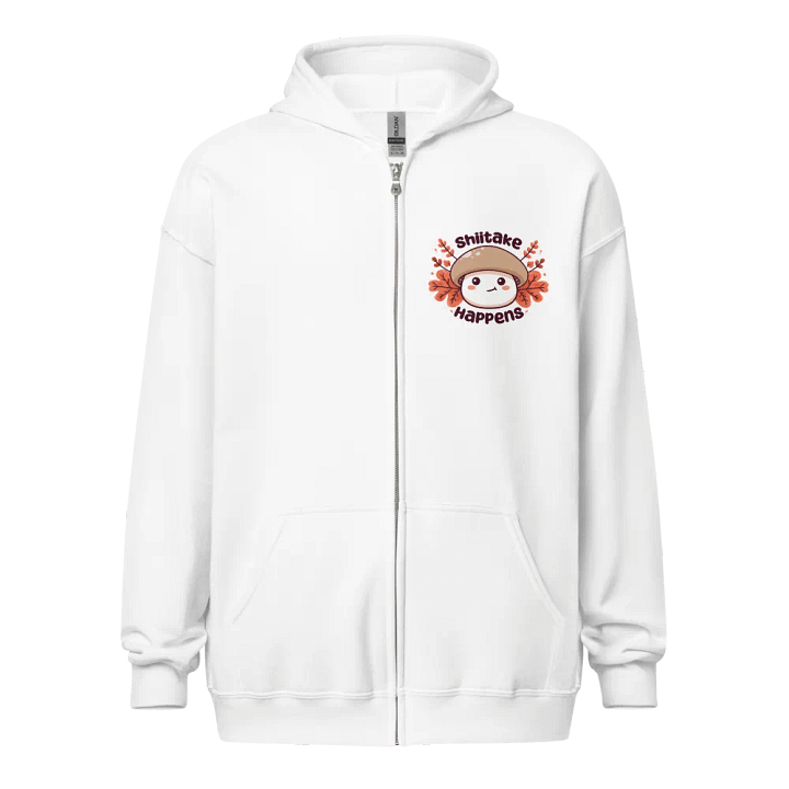 *Limited Time* Shiitake Happens Zip Up Hoodie (Light) product image (3)