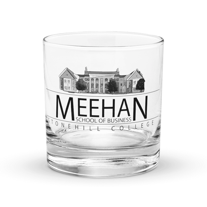 Meehan School of Business Rocks Glass product image (1)