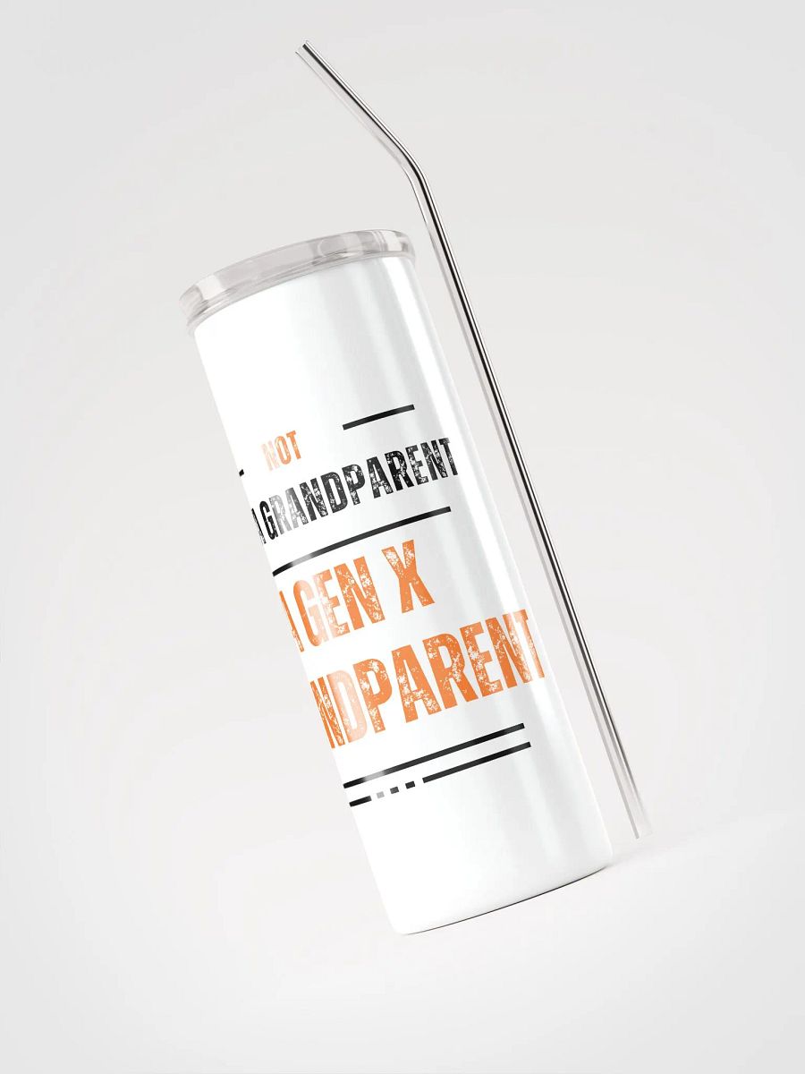 Not Just A Grandparent Stainless Steel Tumbler (White) product image (3)