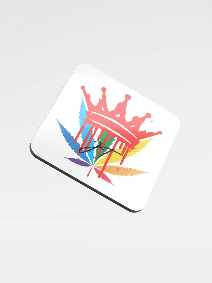 CannaQueen Glossed Cork Coaster product image (1)