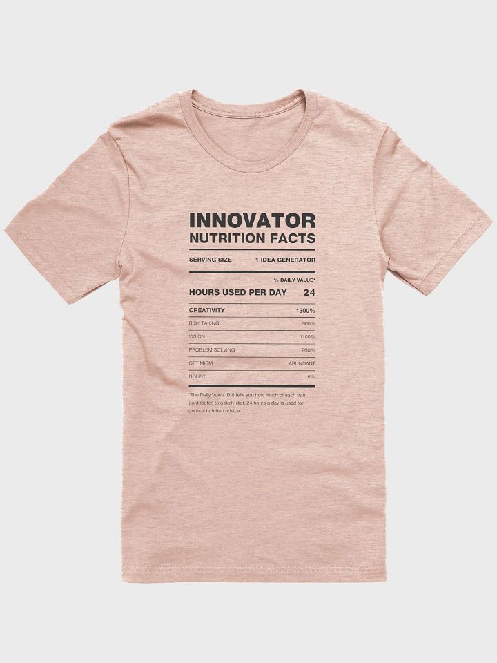 INNOVATOR Nutrition Facts Supersoft Tee product image (17)