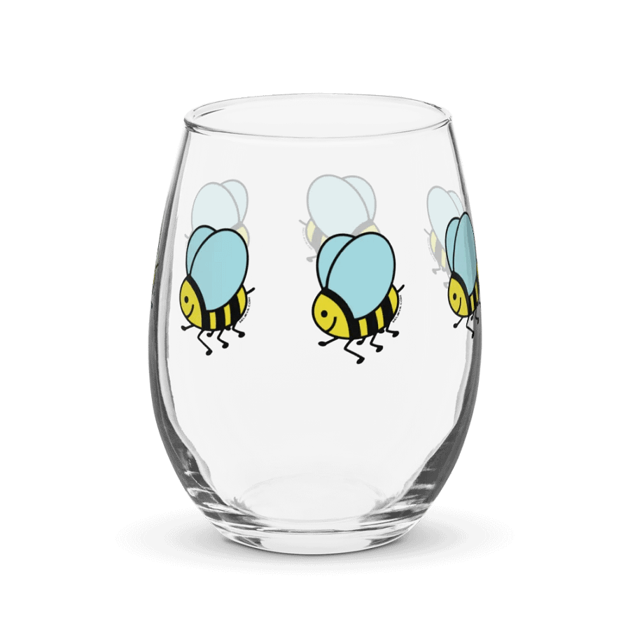 Basic Bee Wine Glass product image (3)