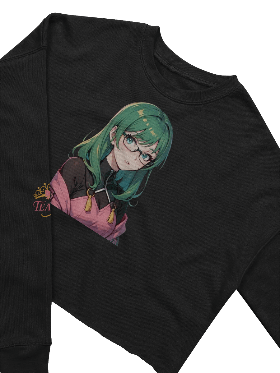(Green WAIFU) K Crop Sweatshirt product image (3)