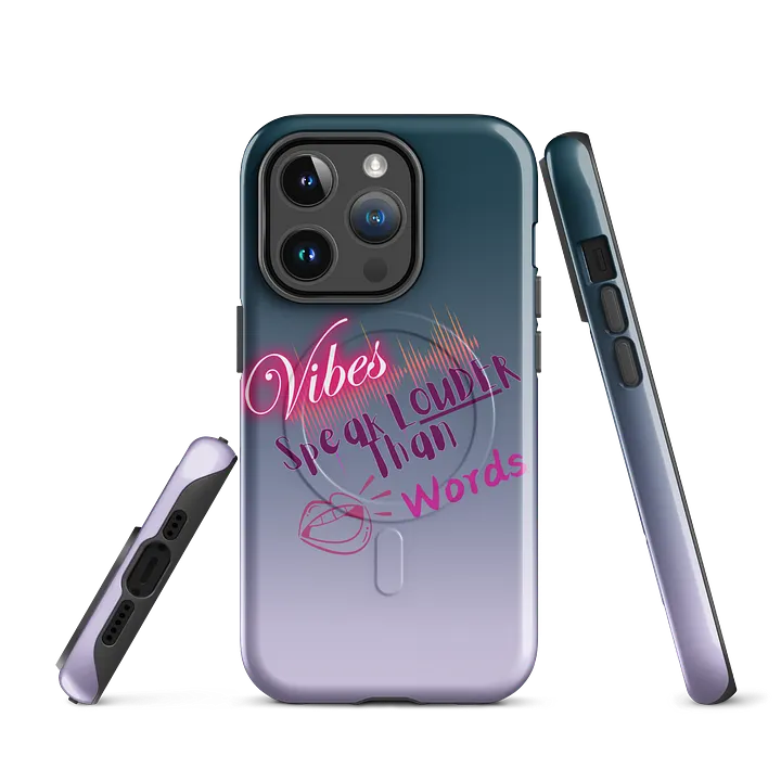 Vibes Speak Louder Than Words iPhone® Tough Case product image (3)
