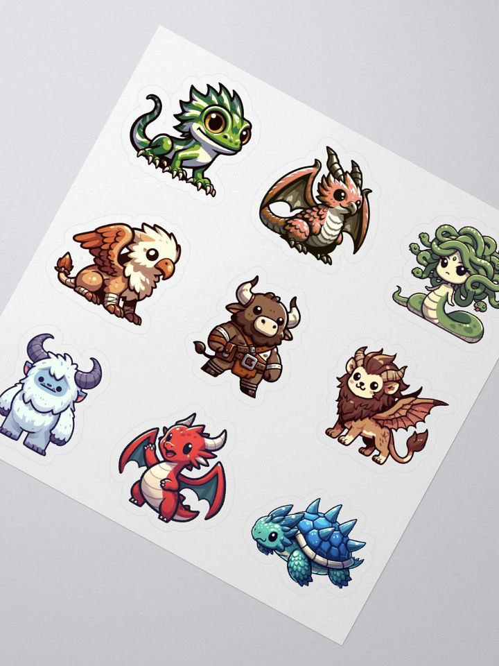 Mythical Meanies | 9 Kiss Cut Stickers product image (2)