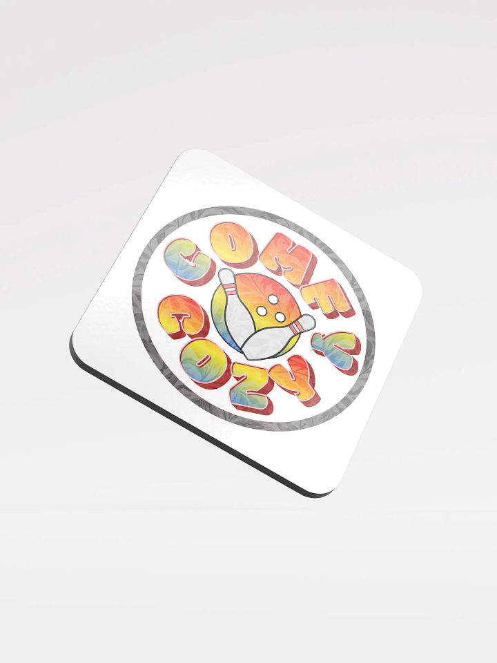 Comfy Cozy Bowling Ball Bliss Cork Coaster product image (1)