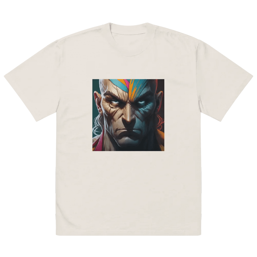 Intense Expression Oversized T-Shirt product image (2)