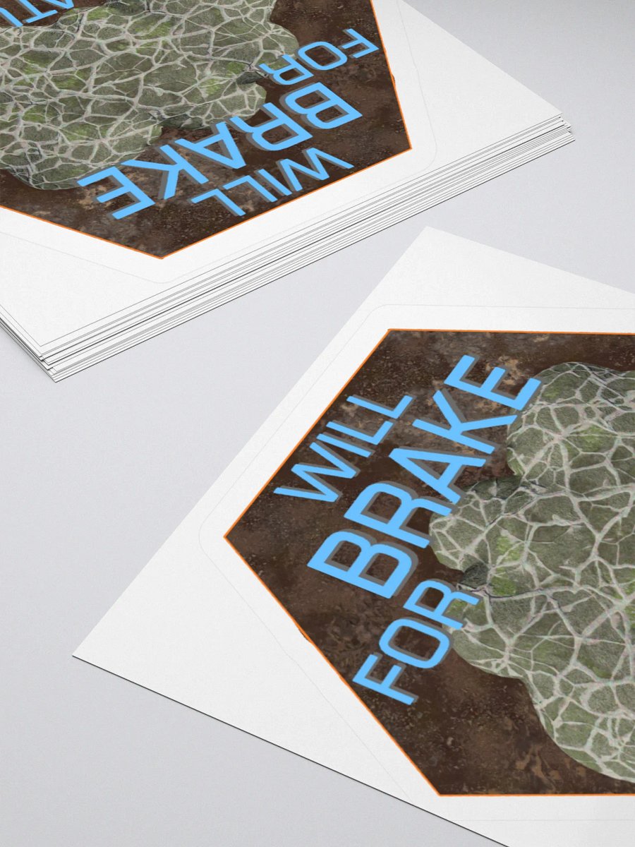 Will Brake for Stratum Tectonicas sticker product image (4)