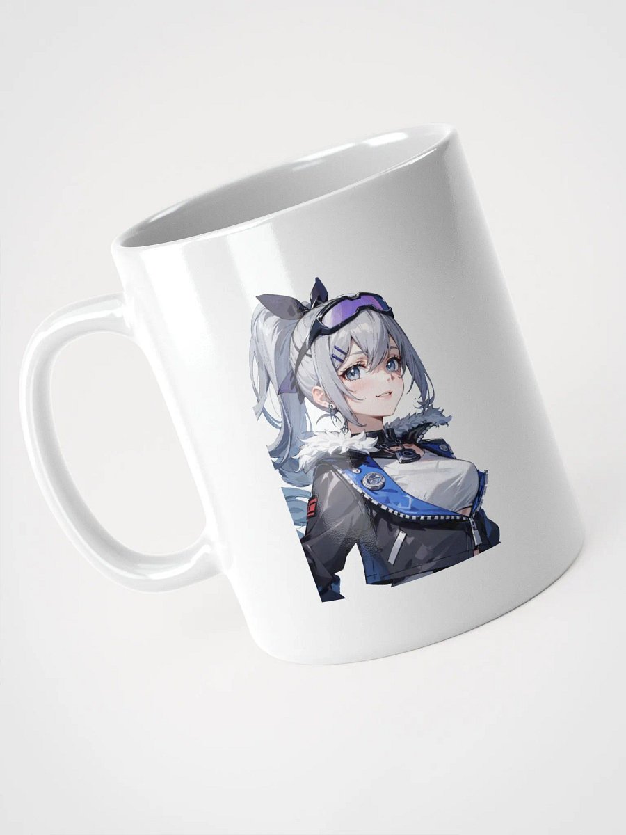 White Glossy Mug - Silverwolf (Honkai Star Rail) product image (3)