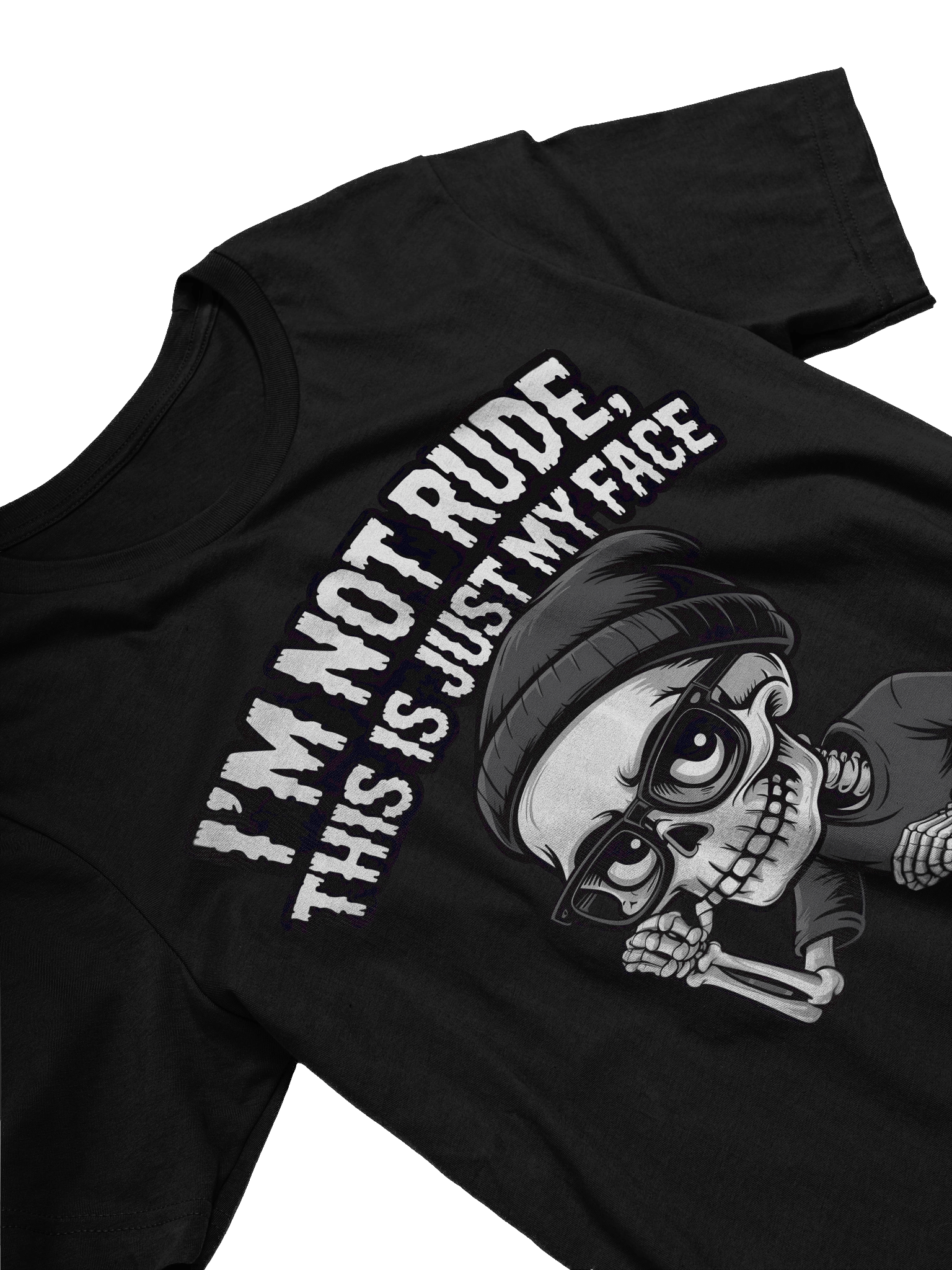 I'm Not Rude Skeleton Graphic Tee product image (3)