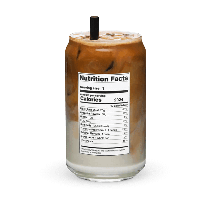 AG24 Rocket Fuel Can Glass product image (2)